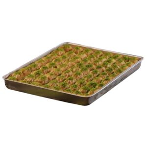 TRAY PISTACHIO BAKLAVA 54 PCS 7 * 5.5 LB IN CASE