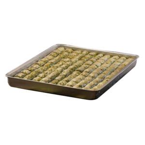 TRAY PISTACHIO COLD BAKLAVA 54 PCS 6 * 8.8 LB IN CASE