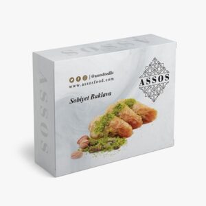 ASSOS DOUBLE PISTACHIO  BAKLAVA 200 GR. / 7 OZ * 12