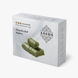 ASSOS PISTACHIO ROLL 200 GR. / 7 OZ * 12