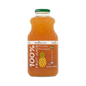 BEN ORGANIC PINEAPPLE JUICE 32 FL OZ 8/CS