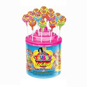 TOYBOX LOLLIPOP MIXED FRUIT 100*6 PACK