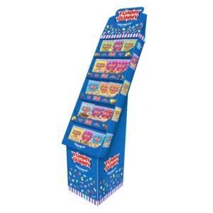 Yummy Gummy Gummy Shipper Stand,80 packs x 5.3oz(150 gr) (10 pack each of 8 flavors)