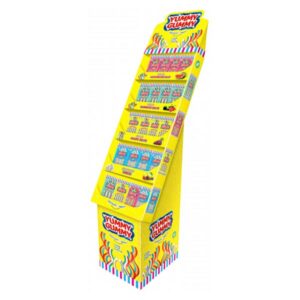 Yummy Gummy Licorise Shipper Stand, 120*3.5 OZ (100 GR)