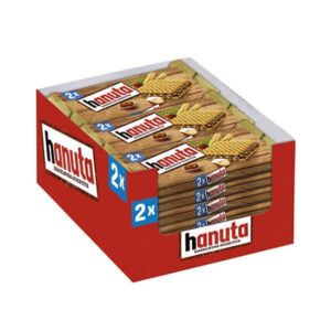 Ferrero Hanuta Wafers 18pcs,Chocolate Wafers With Crispy Crunches 18/44g