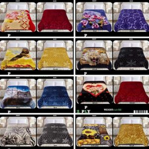 BLANKET DIGITAL 3D 2PLY 3.7 KG (8.14 LB) KING SIZE