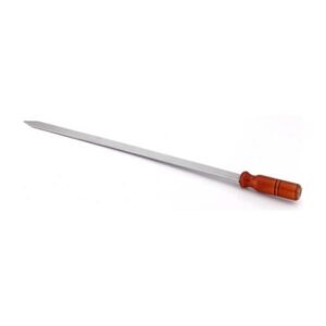 B GO SKEWER FOR ADANA WOOD HANDLE 60CM*20MM 50 PIECES , each 4.75