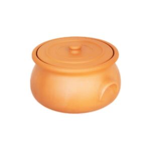 HAKAN CLAY POT WITH LID LARGE SIZE 7.2 LT(243.50OZ) 33*20CM (13"*7.9")