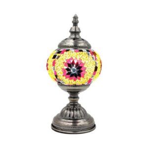 HANDMADE MOSAIC GLASS LAMP SMALL -WITHOUT BULB (001)