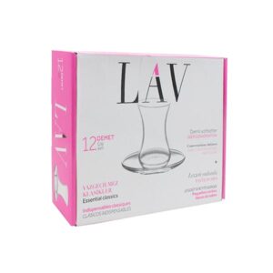 LAV TEA SET DEMET 135CC (4 1/4OZ) 6*12 PCS