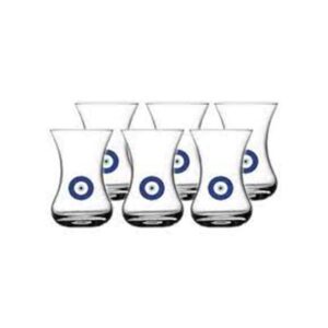 PASABAHCE TEA GLASS NAZAR 125 CC(4.2 OZ) 12*6 PCS