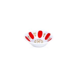 TEA PLATE MELAMINE RED 60 PIECES