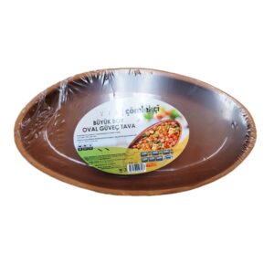 VIA CLAY OVAL TRAY (PAN SHAPED)