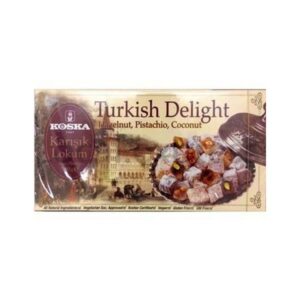 KOSKA TURKISH DELIGHT COCONUT HAZELNUT PISTACHIO 12/500 GR