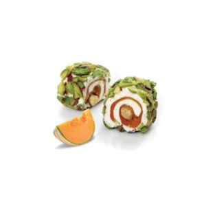 Melon Flavored Hazelnut Turkish Delight Covered with Netted Pistachio 11 LB