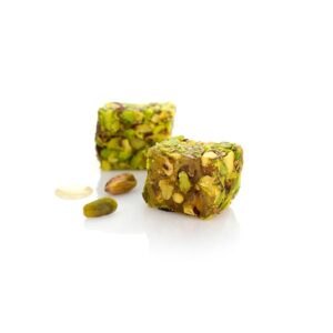 Netted Pistachio Coated Honey Flavored Pistachio Ribbon Turkish Delight 11LB