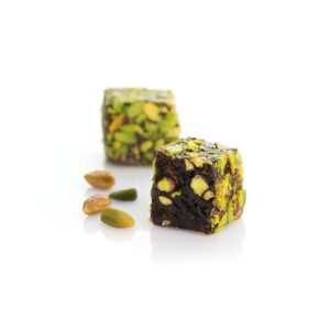 Netted Pistachio Covered Black Mulberry Flavored Turkish Delight with Pistachio 11LB