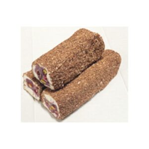 Cocoa Coated Pomegranate Flavored Turkish Delight with Pistachio