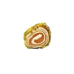 Cutted Pistachio Coated and Lemon Flavored Roll Turkish Delight 11LB