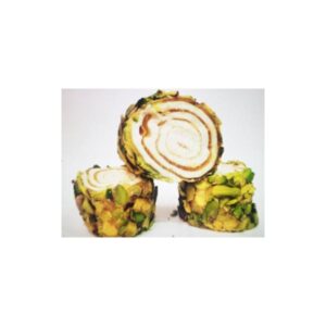 Cutted Pistachio Coated and Mango Flavored Roll Turkish Delight 11LB